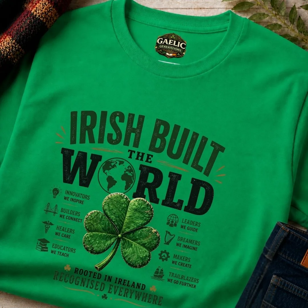 Irish Built The World Diaspora T-Shirt - Image 12