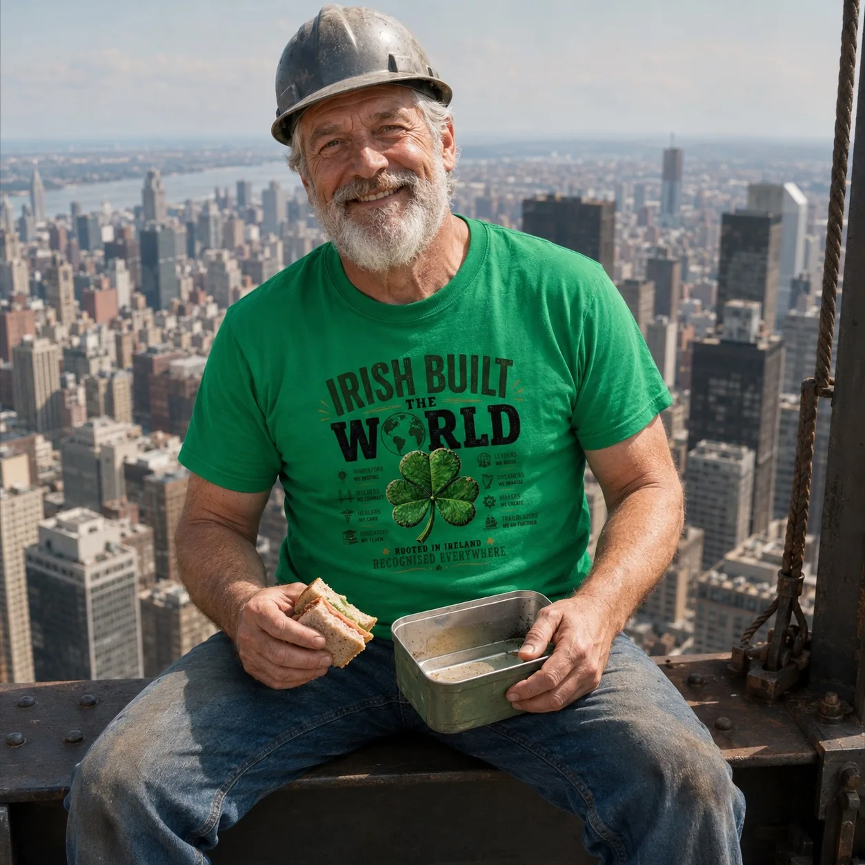 Irish Built The World Diaspora T-Shirt - Image 13