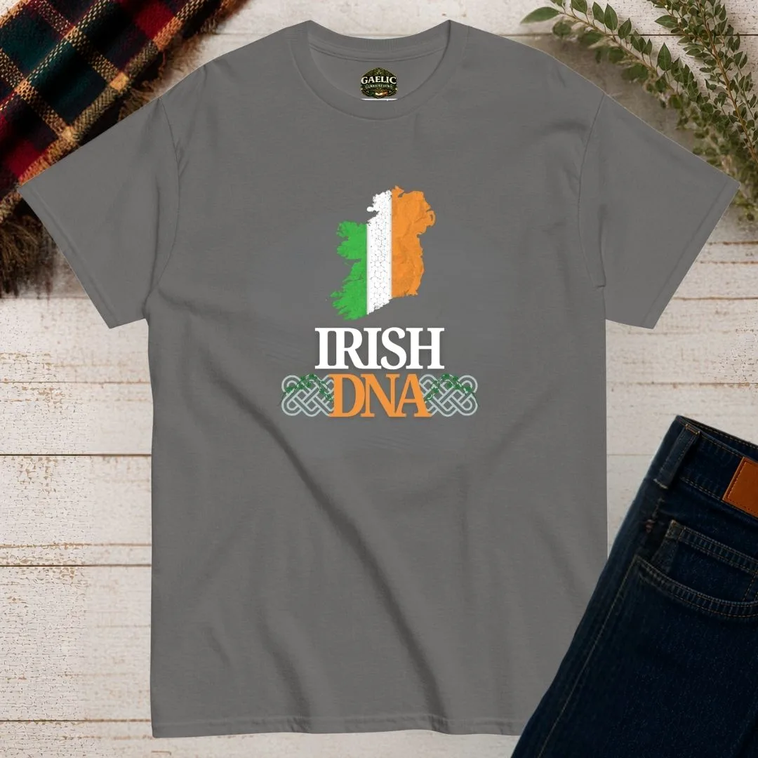 Irish DNA Unisex T-Shirt — Ireland Map Tricolour - Image 4