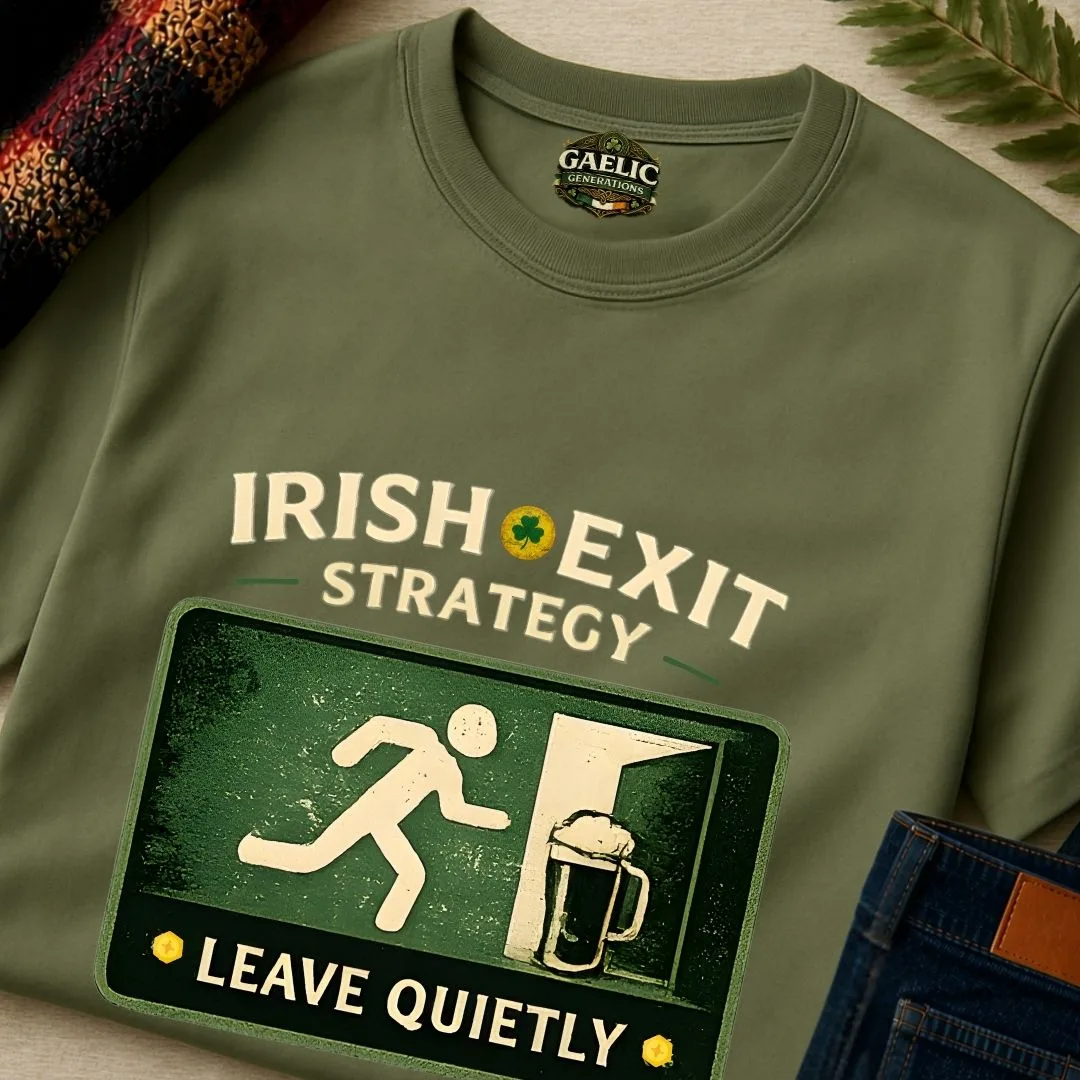 Irish Exit Strategy T-Shirt - Image 3