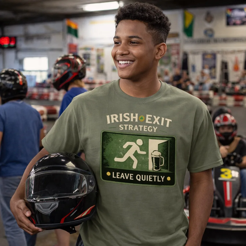 Irish Exit Strategy T-Shirt - Image 4