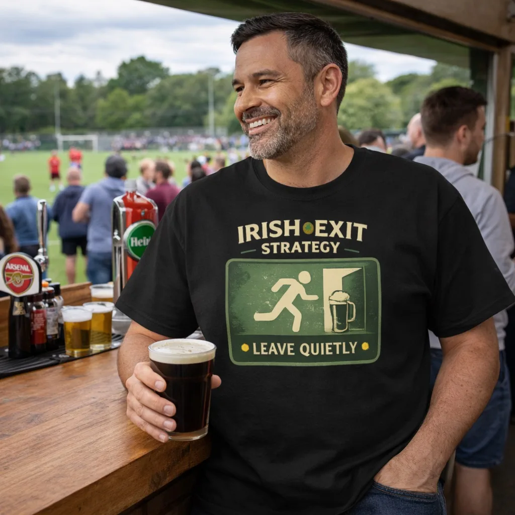 Irish Exit Strategy T-Shirt - Image 7