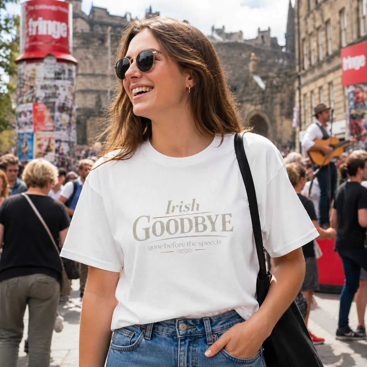 Irish Goodbye T-Shirt – Gone Before The Speech Tee - Image 9
