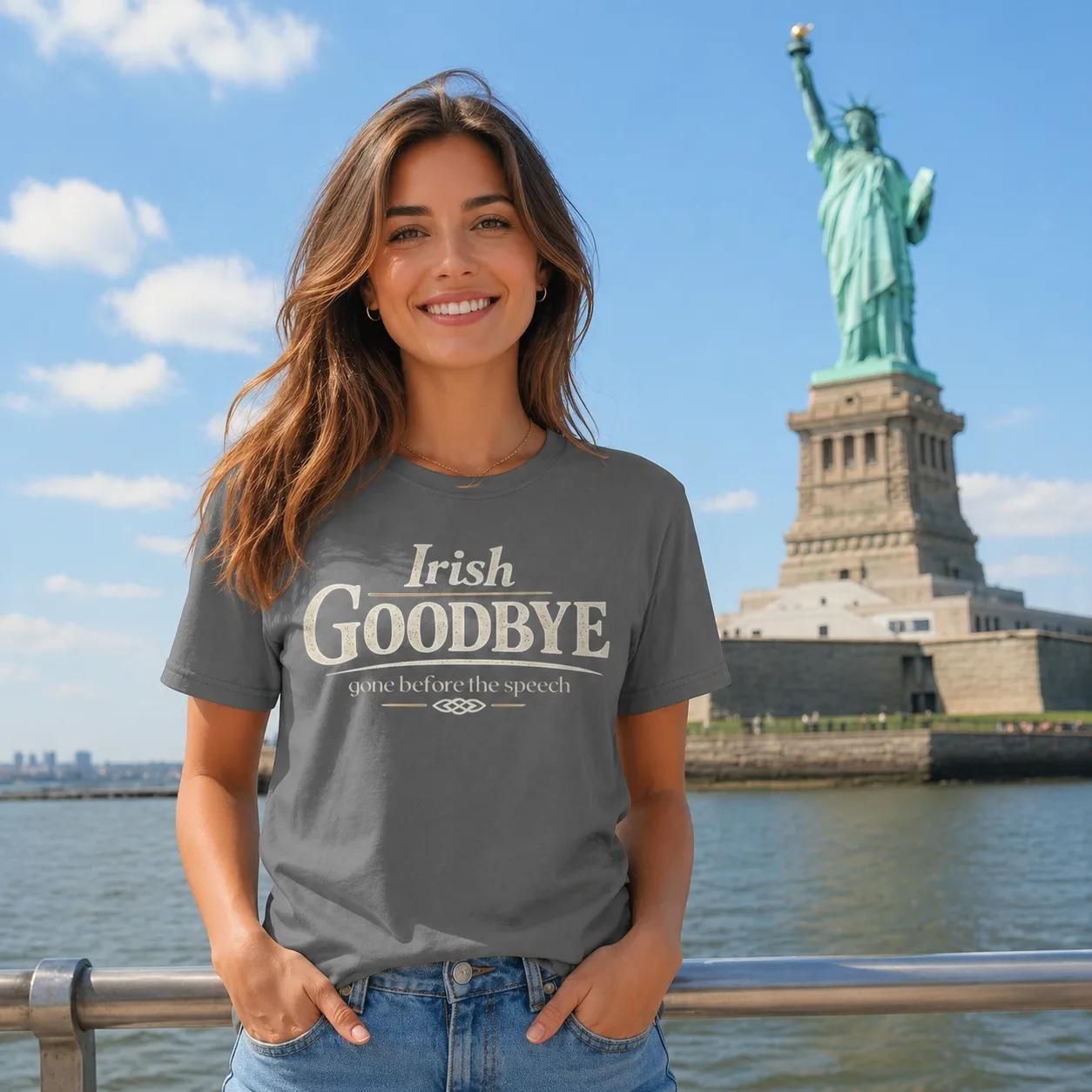 Irish Goodbye T-Shirt – Gone Before The Speech Tee - Image 12