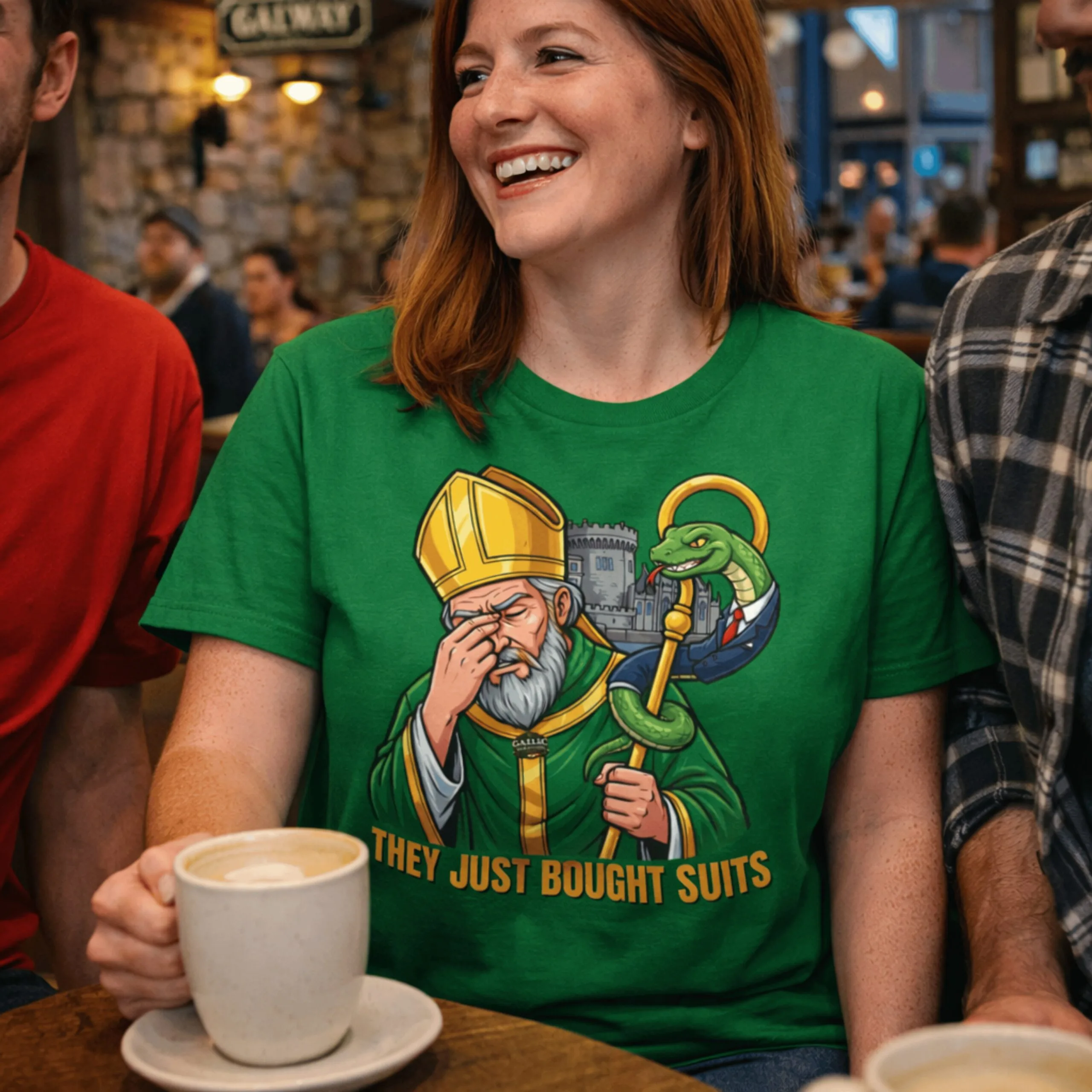 St Patrick Parody T-Shirt | Irish Graphic Tee - Image 4
