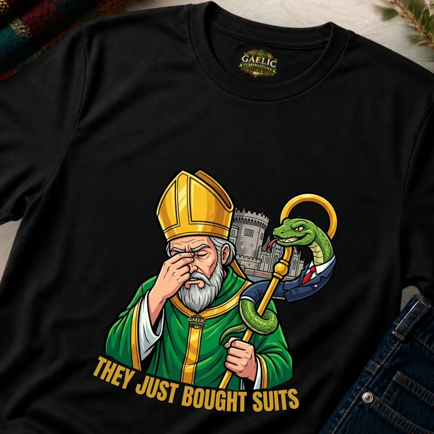 St Patrick Parody T-Shirt | Irish Graphic Tee - Image 9