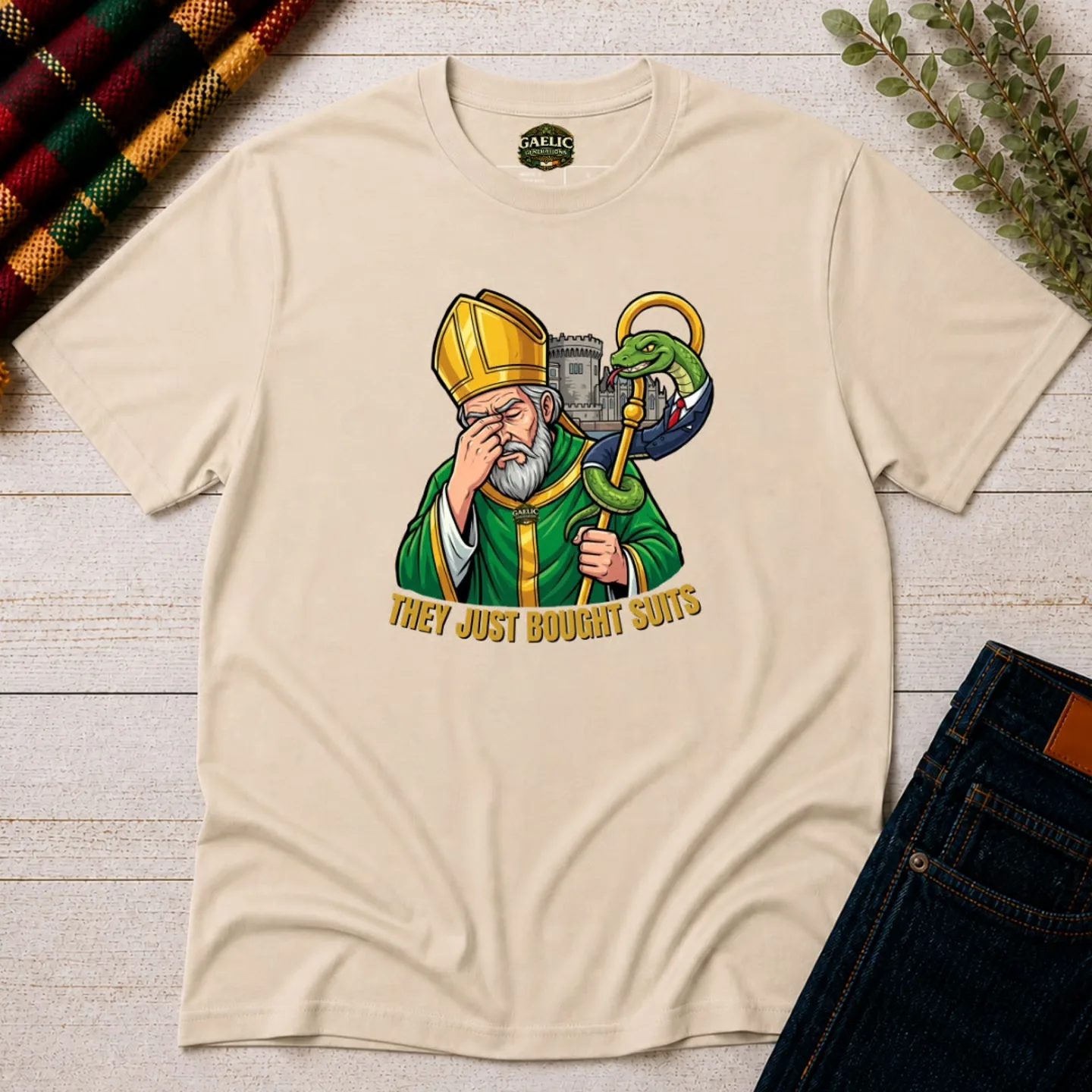 St Patrick Parody T-Shirt | Irish Graphic Tee - Image 11