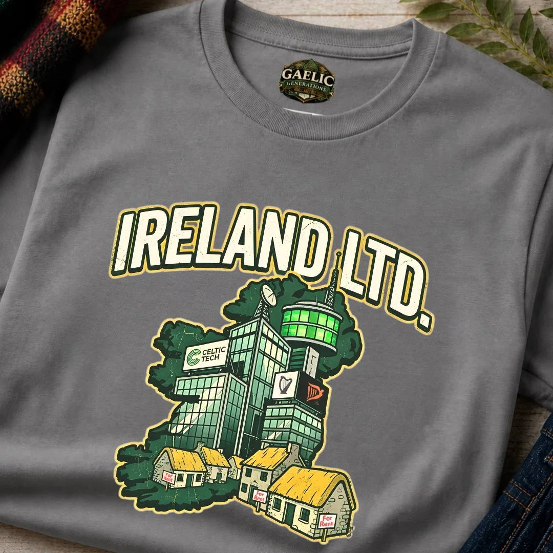 Ireland Ltd T-Shirt – Irish Housing Crisis Parody Tee - Image 2