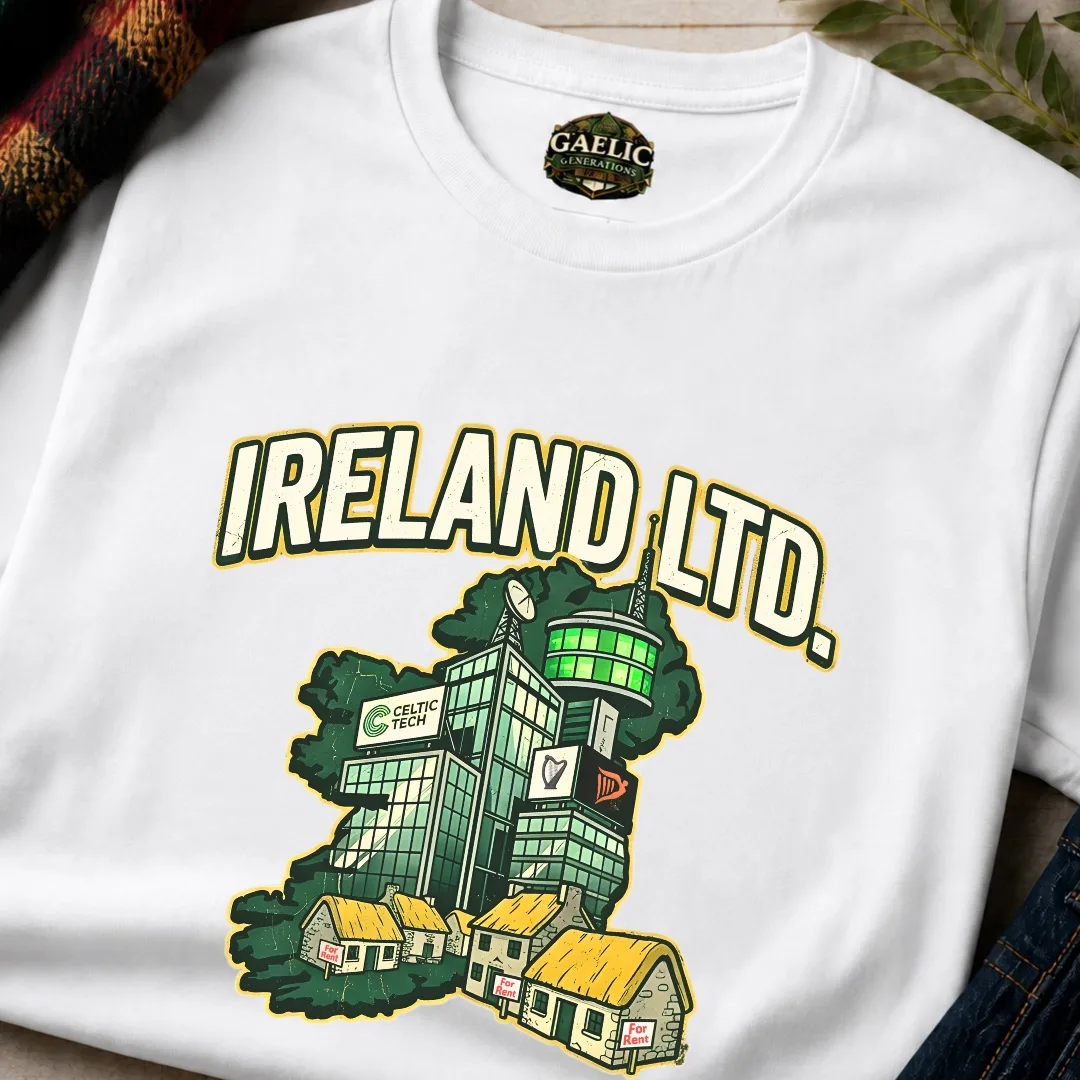 Ireland Ltd T-Shirt – Irish Housing Crisis Parody Tee - Image 11