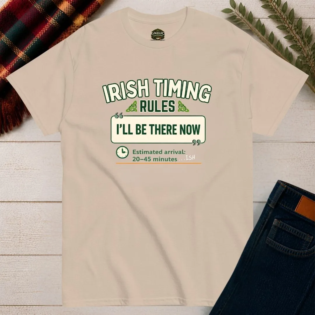 Irish Timing Rules Funny Irish T-Shirt - Image 7