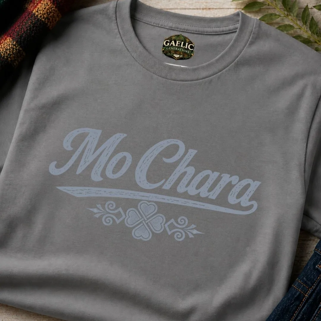 Mo Chara T-Shirt – Irish Friendship Script Tee - Image 3