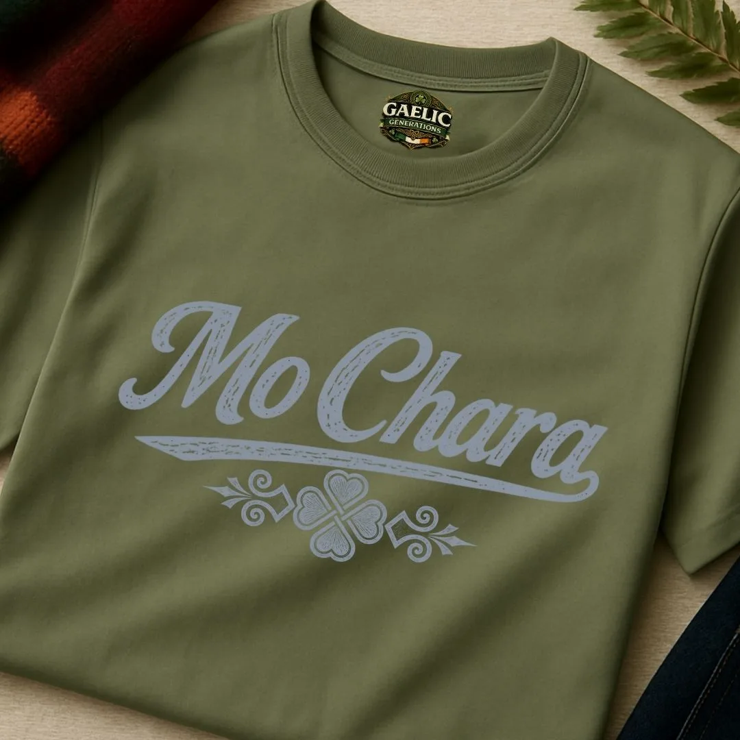 Mo Chara T-Shirt – Irish Friendship Script Tee - Image 12