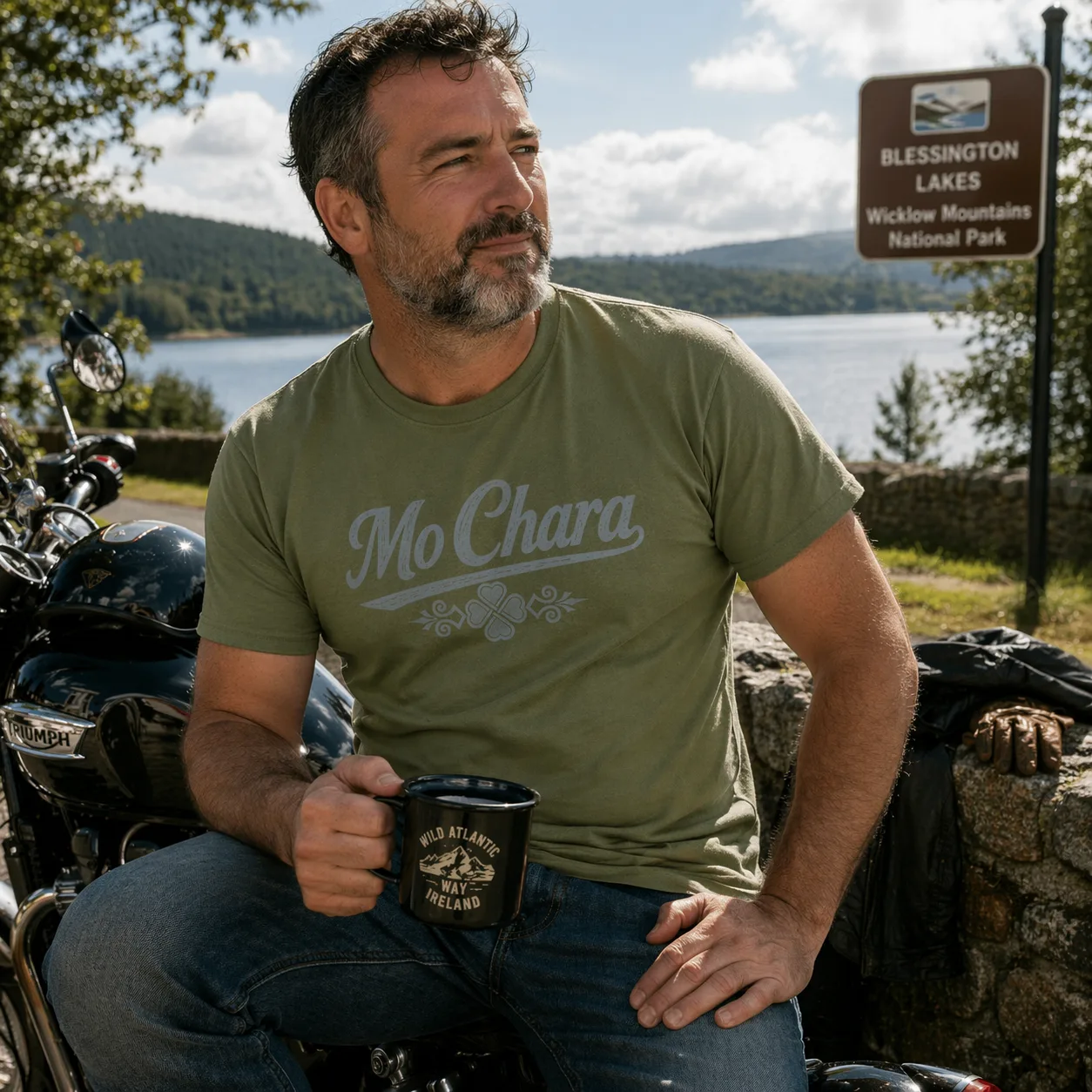 Mo Chara T-Shirt – Irish Friendship Script Tee - Image 13