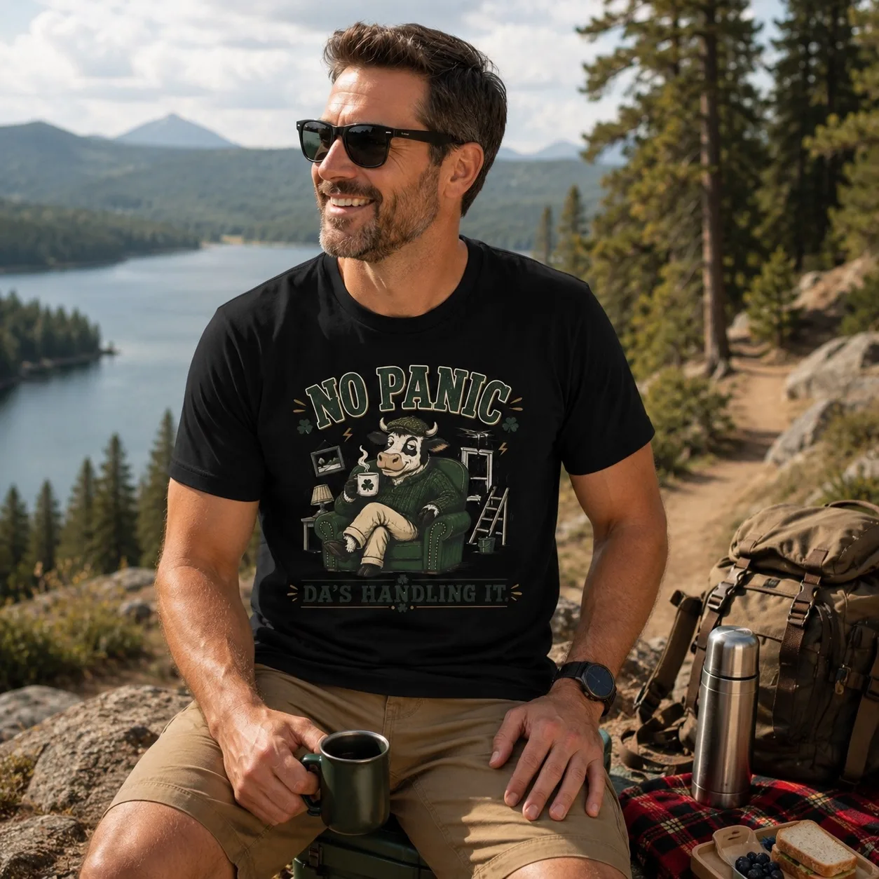 No Panic Da T-Shirt | Da’s Handling It - Image 7