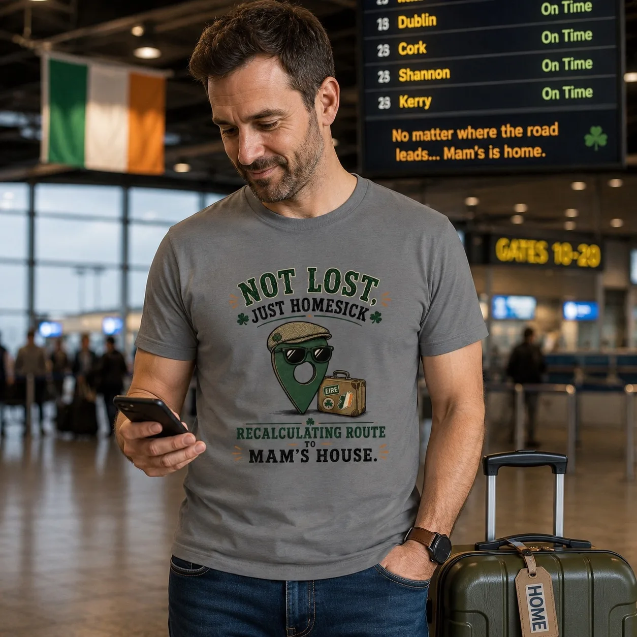 Not Lost, Just Homesick T-Shirt - Image 6