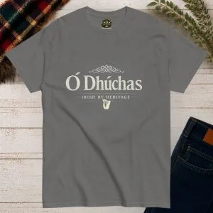Ó Dhúchas T-Shirt – Irish By Heritage Tee