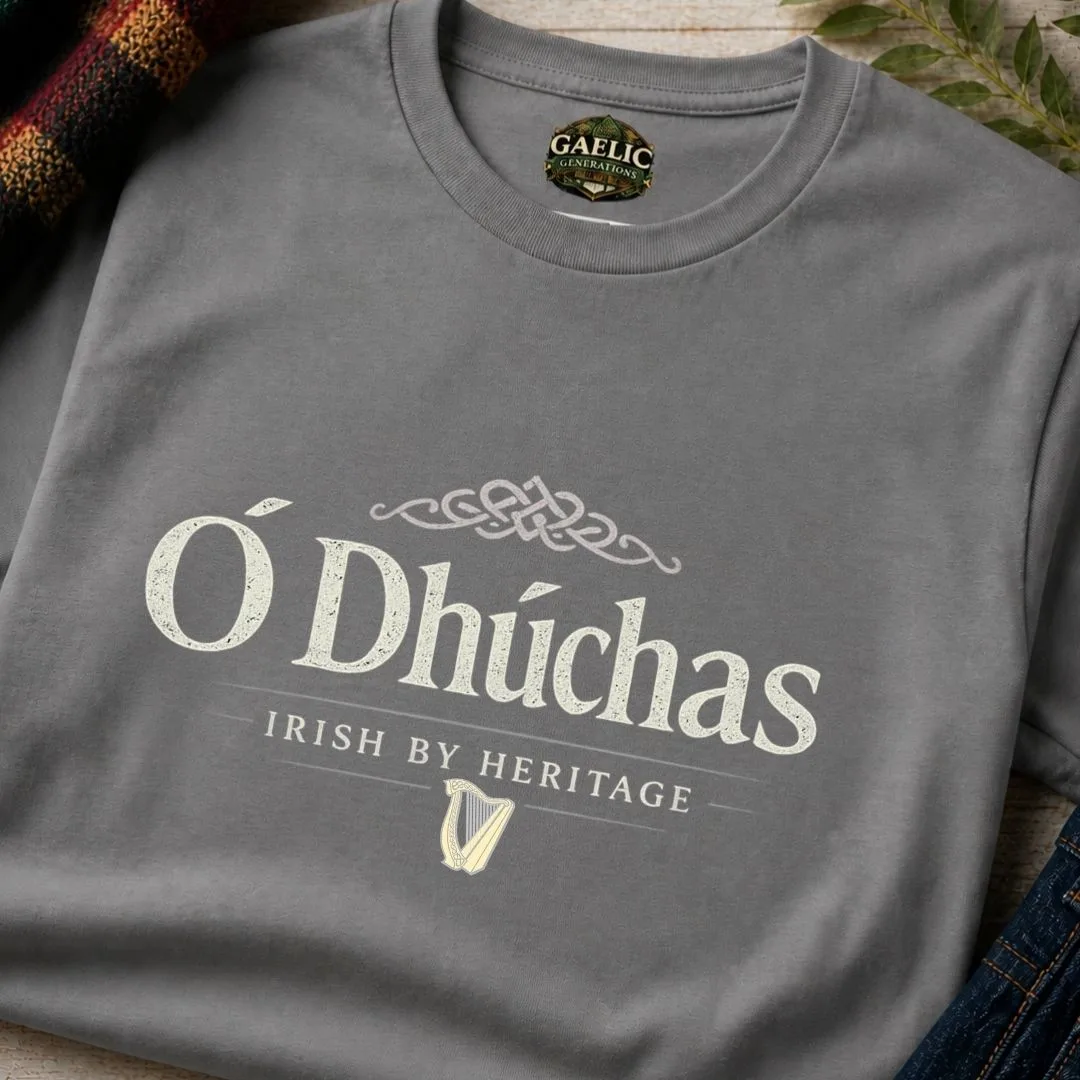 Ó Dhúchas T-Shirt – Irish By Heritage Tee - Image 2