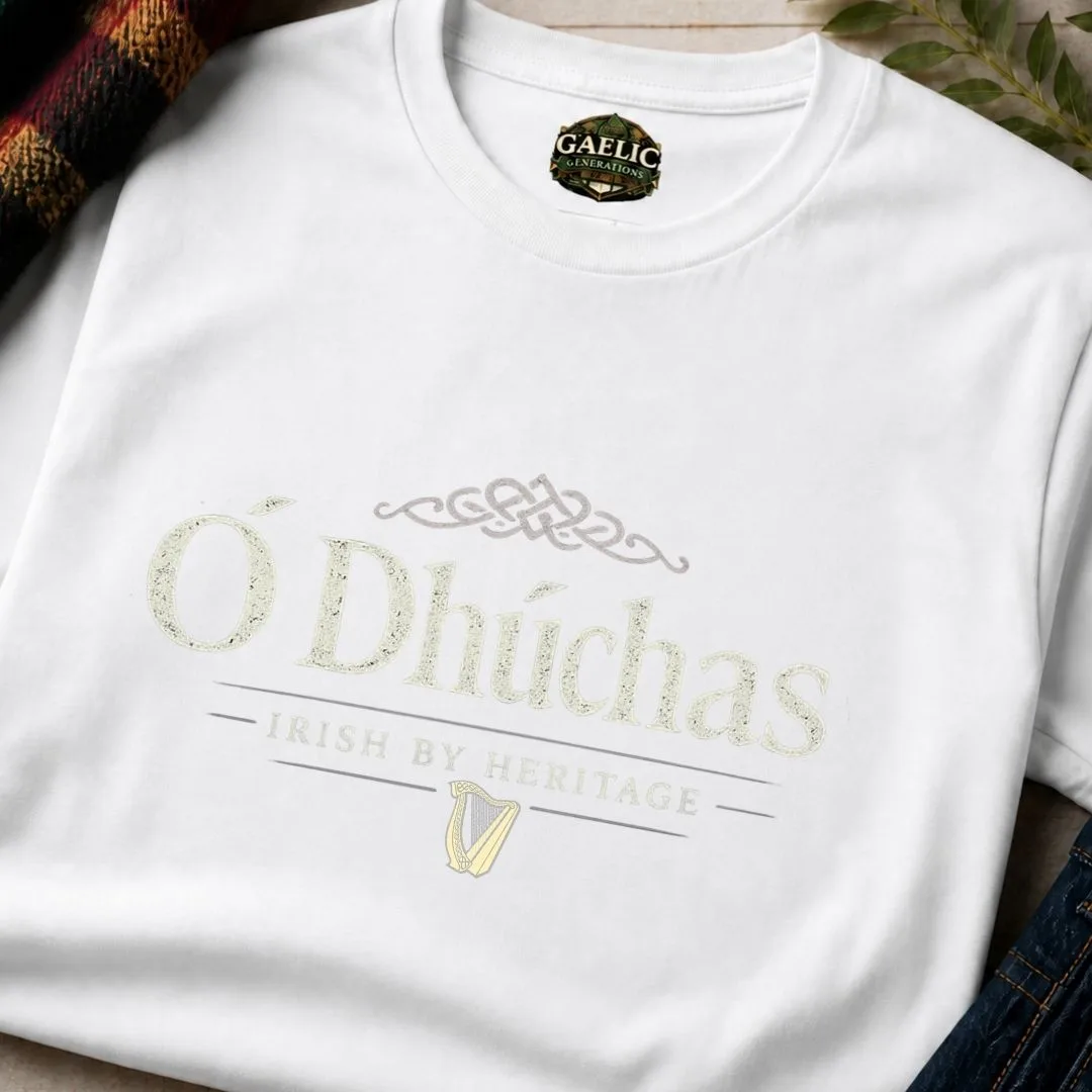 Ó Dhúchas T-Shirt – Irish By Heritage Tee - Image 5