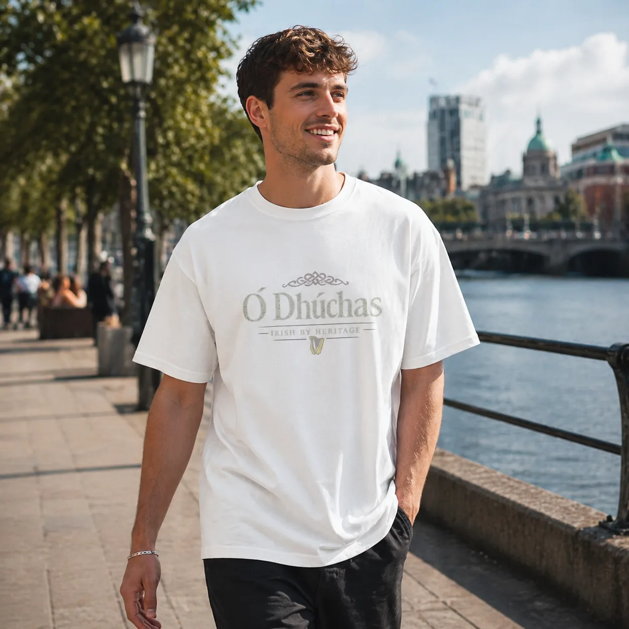 Ó Dhúchas T-Shirt – Irish By Heritage Tee - Image 6