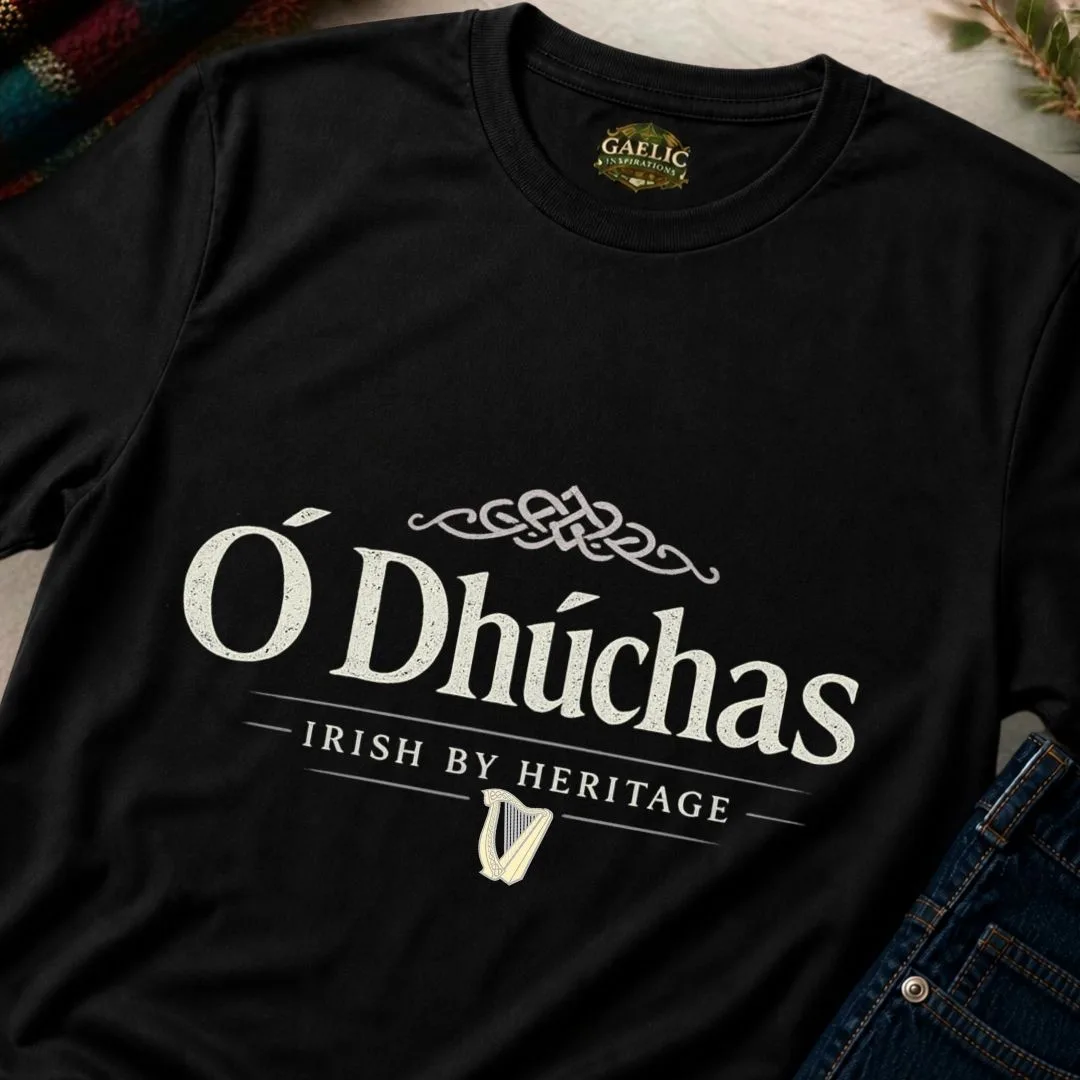 Ó Dhúchas T-Shirt – Irish By Heritage Tee - Image 8