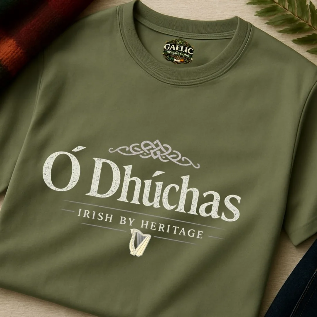 Ó Dhúchas T-Shirt – Irish By Heritage Tee - Image 11