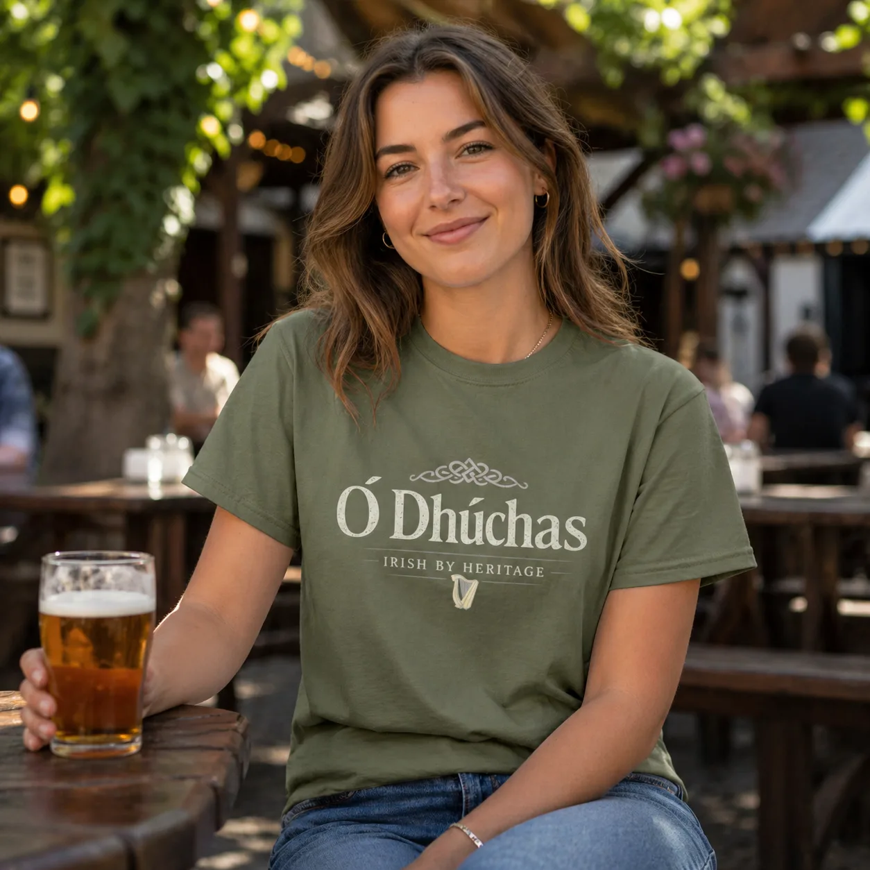 Ó Dhúchas T-Shirt – Irish By Heritage Tee - Image 12