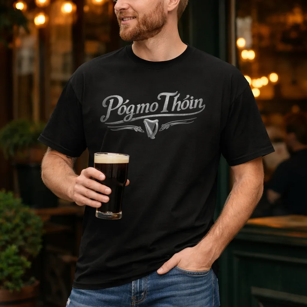 Póg Mo Thóin T-Shirt – Gaelic Generations