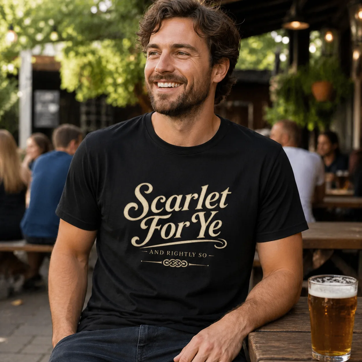 Scarlet For Ye Irish Humour T-Shirt - Image 10