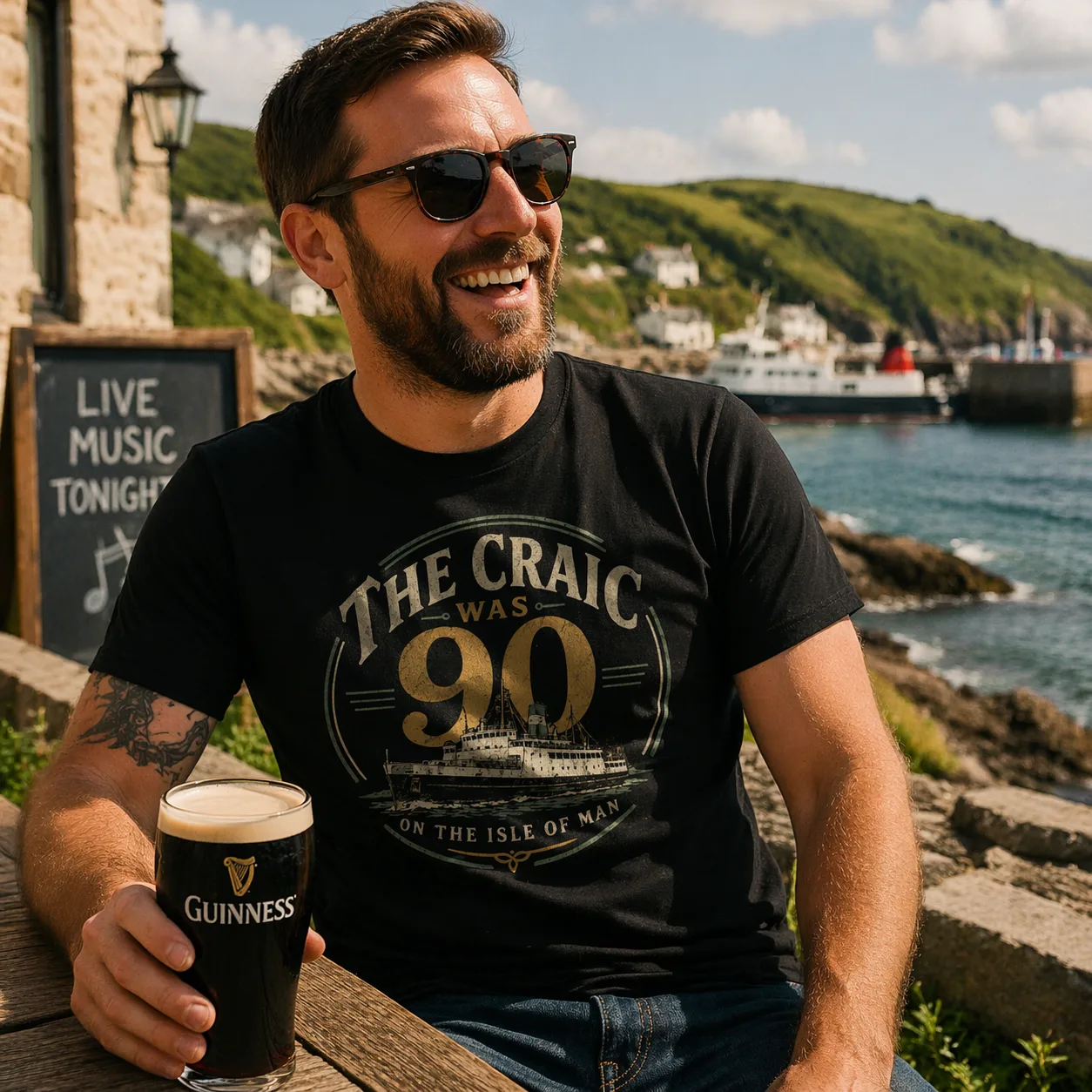 The Craic Was 90 T-Shirt – Irish Song Heritage Tee - Image 4