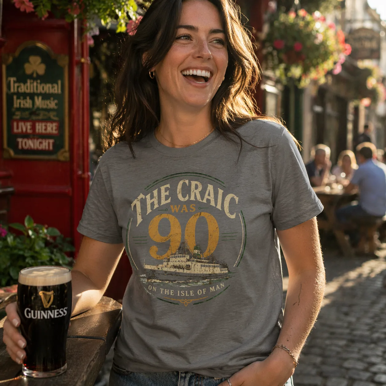 The Craic Was 90 T-Shirt – Irish Song Heritage Tee - Image 7