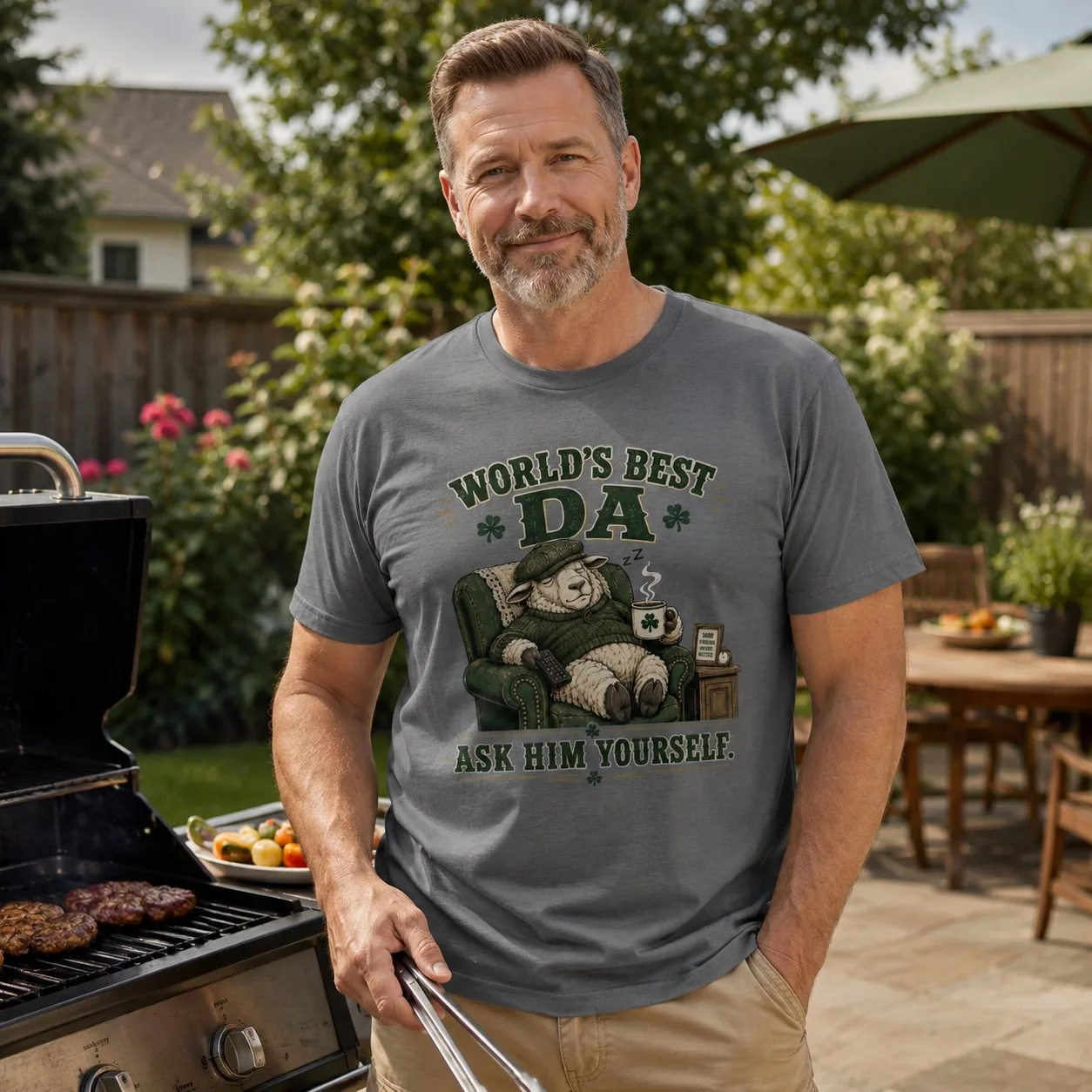 World’s Best Da T-Shirt | Ask Him Yourself - Image 7